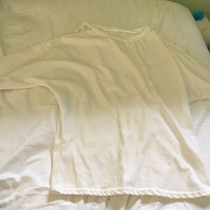 Shirts & Tops - white long sleeve shirt Shirts & Tops - white long sleeve shirt